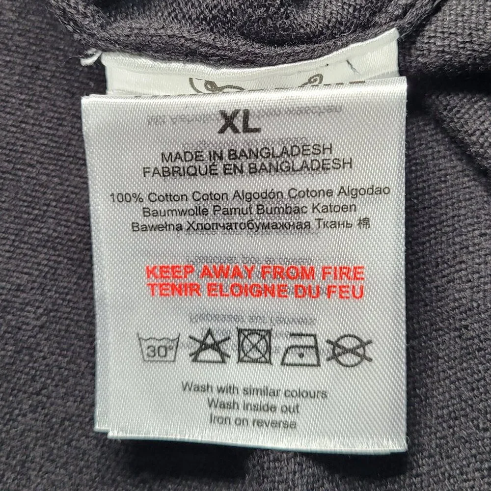Threadbare Mens Black Striped Crew Neck Knit Sweater XL Academia Preppy NEW - Picture 9 of 12